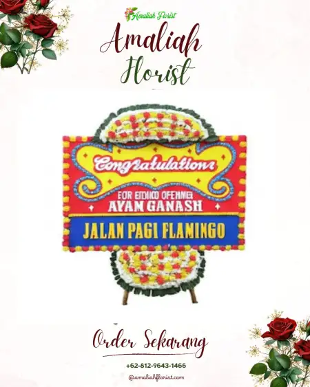 Sewa Papan Bunga Mariuk